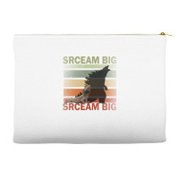 Scream Big. Lucky Lizard With Dinosaur Shadow For Pet Lover Long Sleev Accessory Pouches | Artistshot
