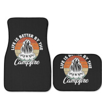 Life Is Better By The Campfire Vintage Retro Camping Full Set Car Mats | Artistshot