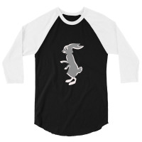 Eating Rabbit Cartoon Animals Causes Pandemics T-shirts Collection Wit 3/4 Sleeve Shirt | Artistshot