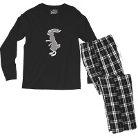 Eating Rabbit Cartoon Animals Causes Pandemics T-shirts Collection Wit Men's Long Sleeve Pajama Set | Artistshot