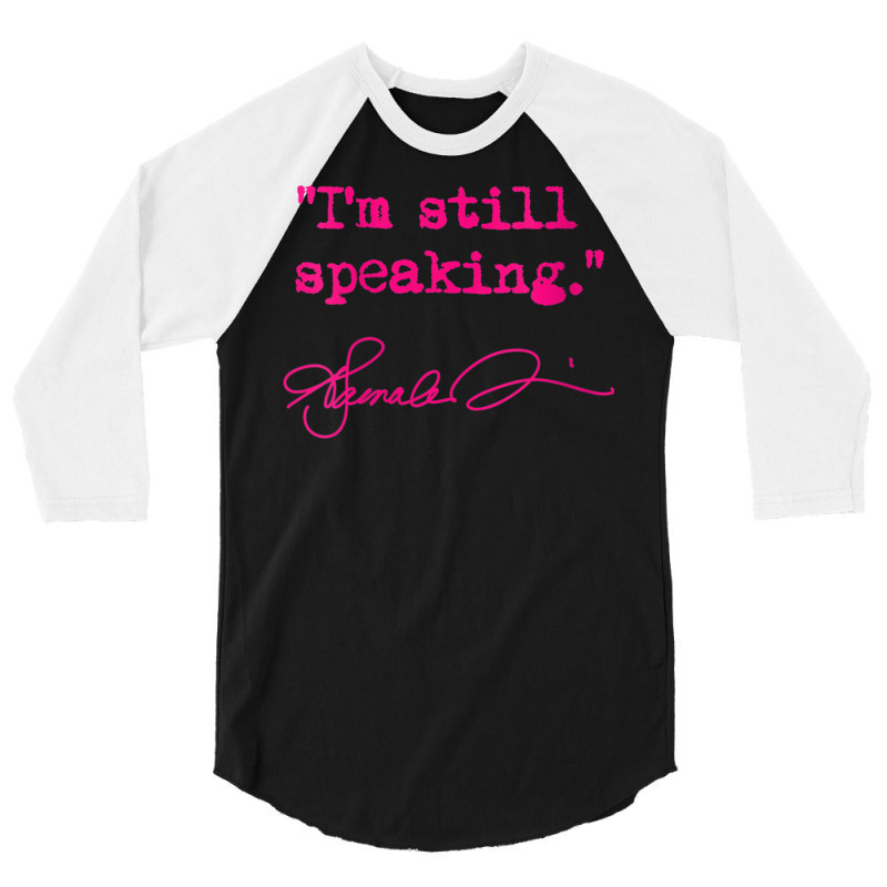 Womens I'm Still Speaking   Kamala (fuschia) V Neck T Shirt 3/4 Sleeve Shirt | Artistshot