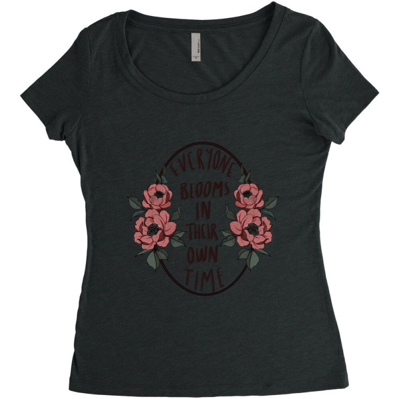 Everyone Blooms The Front Bottoms Women's Triblend Scoop T-shirt by cm-arts | Artistshot