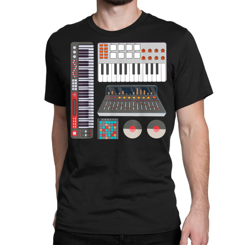 Music Producer Composer Record Electronic Music Synthesizer Classic T-shirt | Artistshot