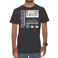 Music Producer Composer Record Electronic Music Synthesizer Vintage T-shirt | Artistshot