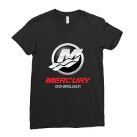 Mercury Marine Outboard Boat Ladies Fitted T-shirt | Artistshot