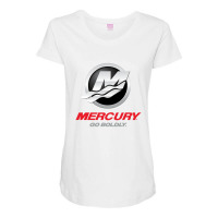 Mercury Marine Outboard Boat Maternity Scoop Neck T-shirt | Artistshot