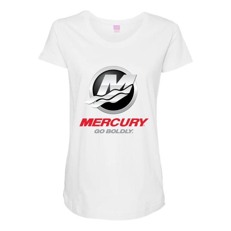 Mercury Marine Outboard Boat Maternity Scoop Neck T-shirt by jonorambang90 | Artistshot