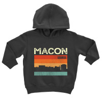 Macon Georgia Town Skyline Pullover Hoodie Toddler Hoodie | Artistshot