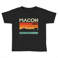 Macon Georgia Town Skyline Pullover Hoodie Toddler T-shirt | Artistshot