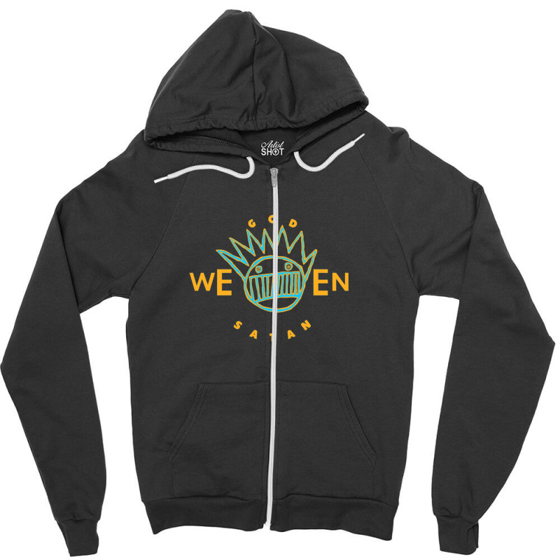 God Ween Satan Zipper Hoodie by CharlieFairchild | Artistshot