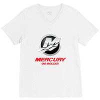 Mercury Marine Outboard Boat V-neck Tee | Artistshot