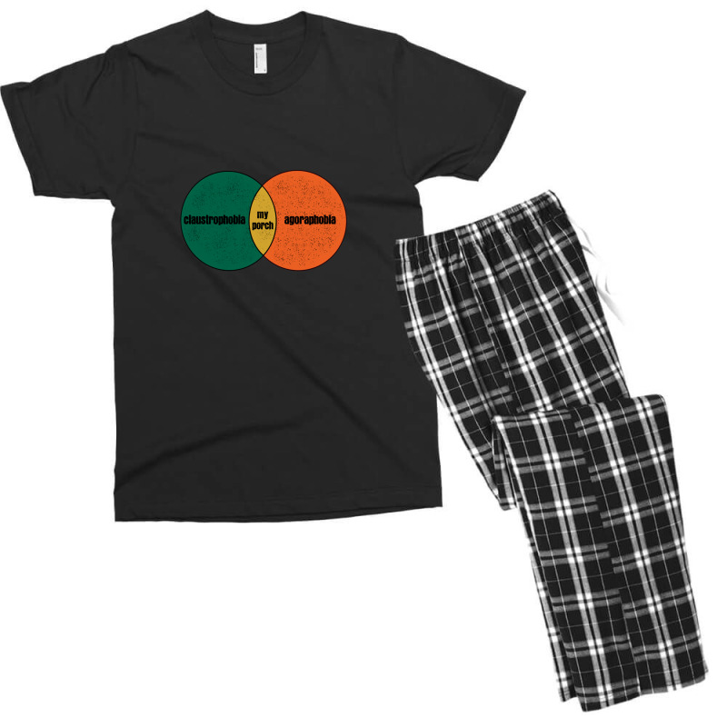 Trapped Inside My Porch Men's T-shirt Pajama Set | Artistshot