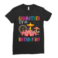 Godmother Of Birthday Boy Ringmaster Circus Birthday Party T Shirt Ladies Fitted T-shirt | Artistshot