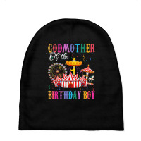 Godmother Of Birthday Boy Ringmaster Circus Birthday Party T Shirt Baby Beanies | Artistshot