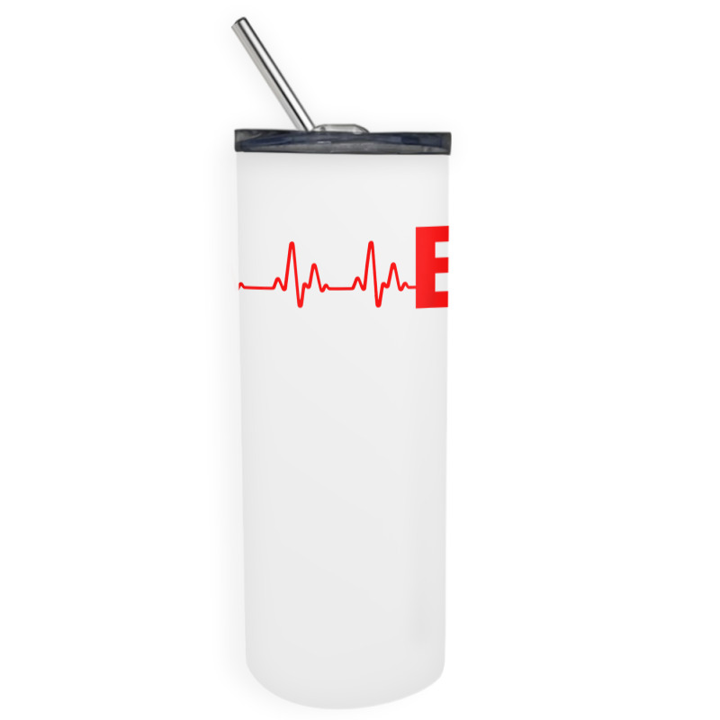 Emergency Medicine Emergency Room Nurse Er Heartbeat T Shirt Skinny Tumbler | Artistshot