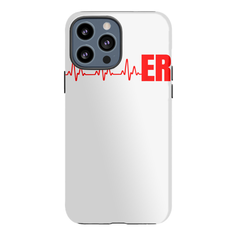 Emergency Medicine Emergency Room Nurse Er Heartbeat T Shirt Iphone 13 Pro Max Case | Artistshot