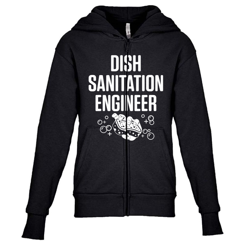 Dishwasher Sanitation Engineer Funny Dishwashing Gift Youth Zipper Hoodie by Thanhhuong90 | Artistshot