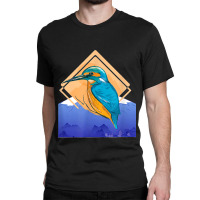 King Fisher Set Over Mountain In Spring Classic T-shirt | Artistshot