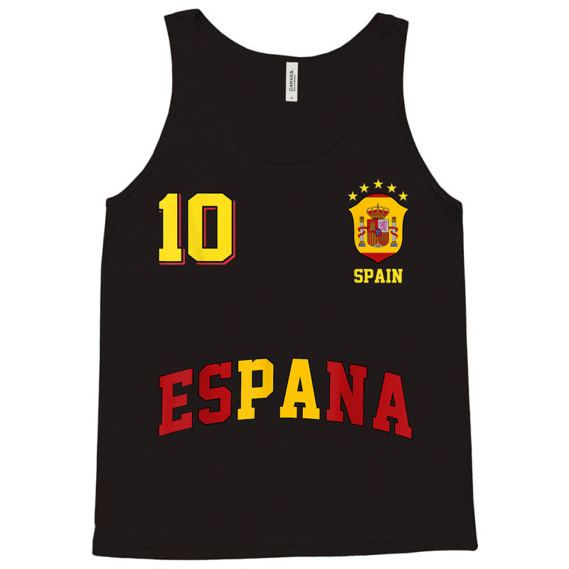 Funny Spain Soccer Jersey Espana Futbol Spanish Football Tank Top | Artistshot