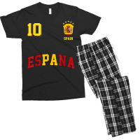 Funny Spain Soccer Jersey Espana Futbol Spanish Football Men's T-shirt Pajama Set | Artistshot