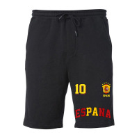 Funny Spain Soccer Jersey Espana Futbol Spanish Football Fleece Short | Artistshot