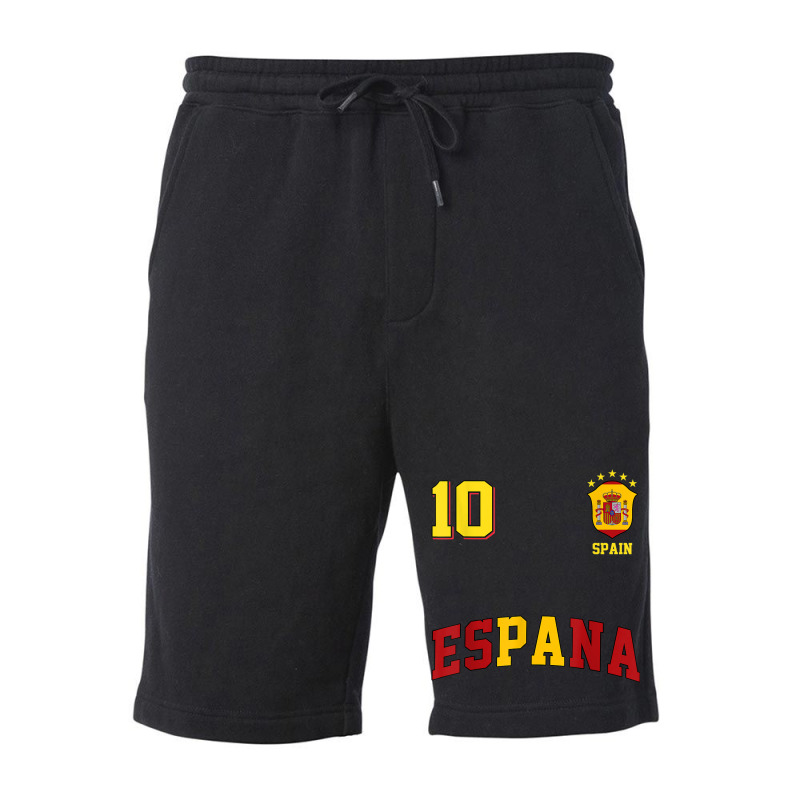 Funny Spain Soccer Jersey Espana Futbol Spanish Football Fleece Short | Artistshot