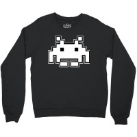 Classical Space Invader Crewneck Sweatshirt | Artistshot