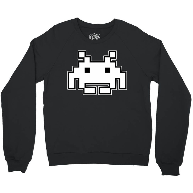 Classical Space Invader Crewneck Sweatshirt by MICHAELSCOTTREXEL | Artistshot