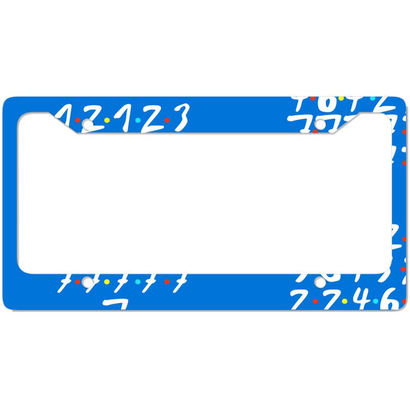 Monica 7 Erogenous Zones Friends License Plate Frame By Cm-arts ...