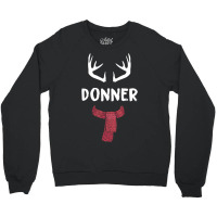 Donner Reindeer Christmas Matching Pjs Group Costume Gift Pullover Crewneck Sweatshirt | Artistshot