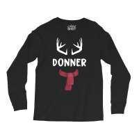 Donner Reindeer Christmas Matching Pjs Group Costume Gift Pullover Long Sleeve Shirts | Artistshot