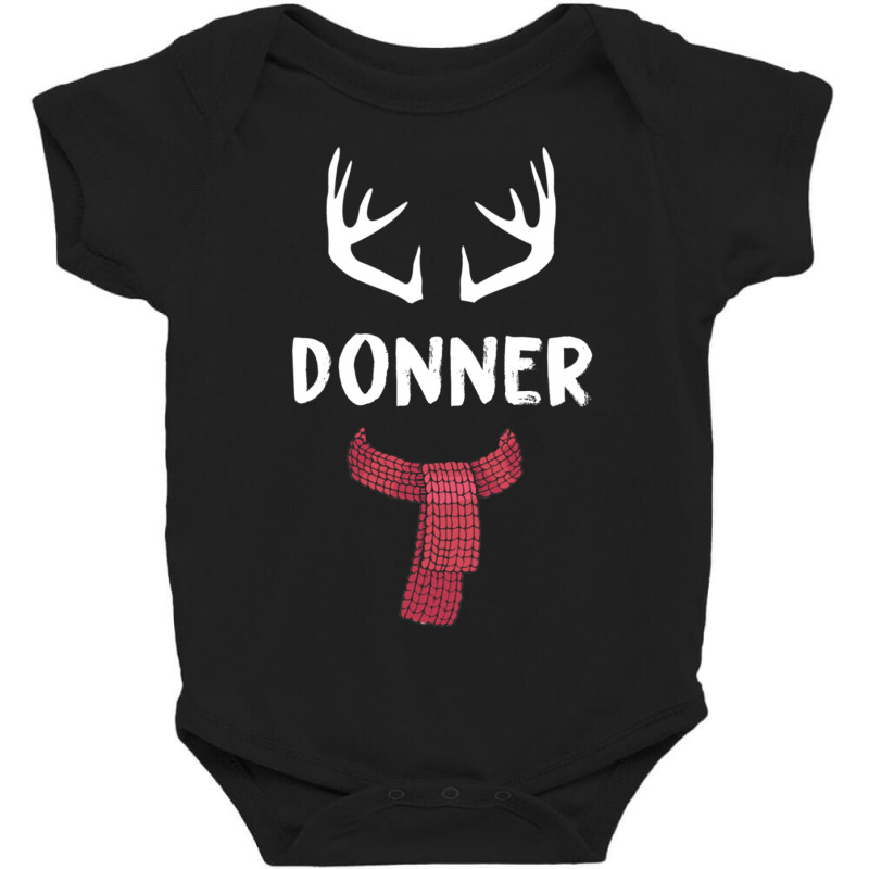 Donner Reindeer Christmas Matching Pjs Group Costume Gift Pullover Baby Bodysuit | Artistshot