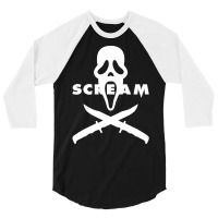 Scream 3/4 Sleeve Shirt | Artistshot