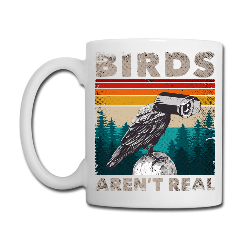 Funny Meme Birds Surveillance Truther Cctv Bird Aren't Real Pullover H Coffee Mug by cm-arts | Artistshot