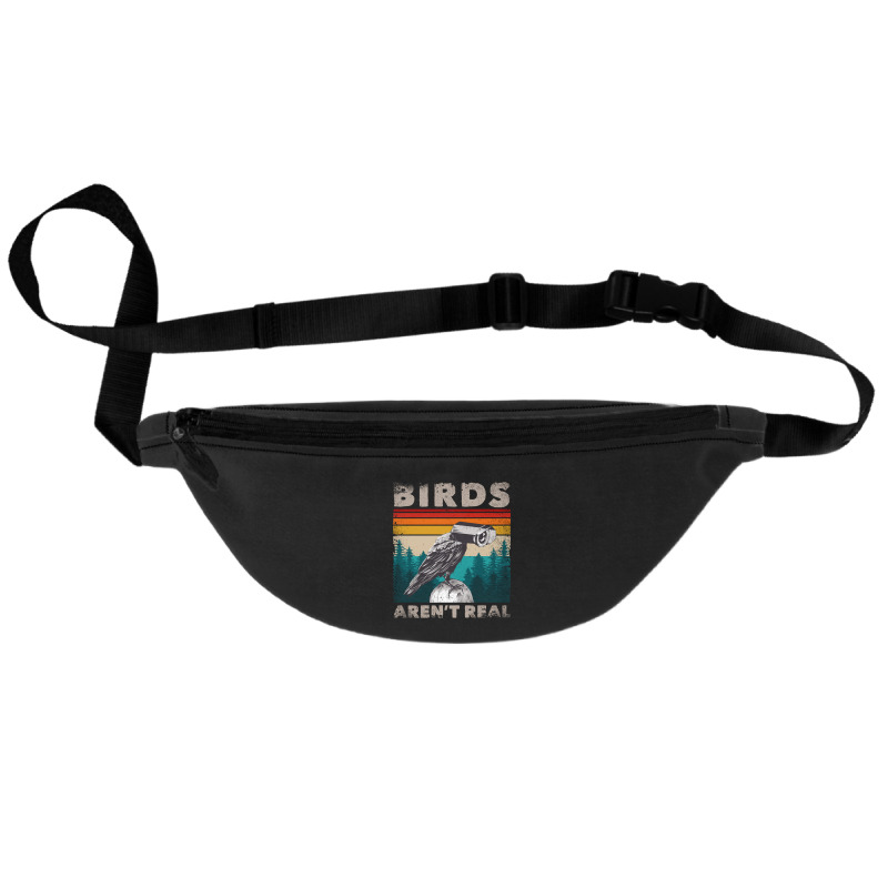 Funny Meme Birds Surveillance Truther Cctv Bird Aren't Real Pullover H Fanny Pack by cm-arts | Artistshot