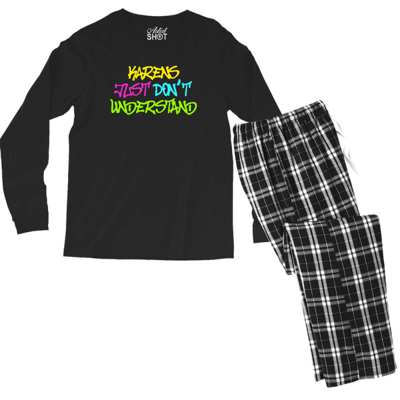 Karens Just Don't Understand Men's Long Sleeve Pajama Set by cm-arts | Artistshot