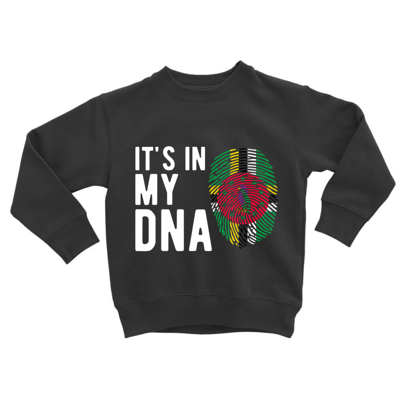 It's In My Dna Dominica Flag Dominican Toddler Sweatshirt by cm-arts | Artistshot