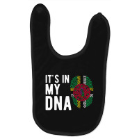 It's In My Dna Dominica Flag Dominican Baby Bibs | Artistshot