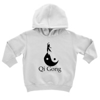 Black Silhouette Art Of Qigong Toddler Hoodie | Artistshot