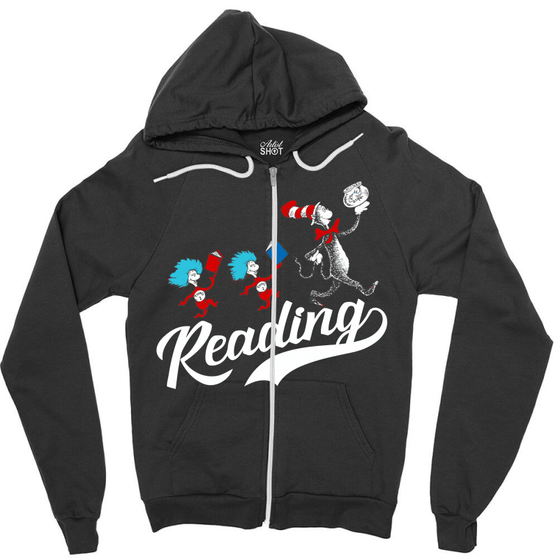 Reading Is Our Thing Fd Zipper Hoodie | Artistshot