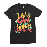 Just A Girl Who Love T  Shirt Just A Girl Who Loves Hamsters Gift Prod Ladies Fitted T-shirt | Artistshot