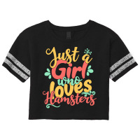 Just A Girl Who Love T  Shirt Just A Girl Who Loves Hamsters Gift Prod Scorecard Crop Tee | Artistshot