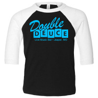 Retro 80s Double Deuce Roadhouse Pullover Hoodie Toddler 3/4 Sleeve Tee | Artistshot