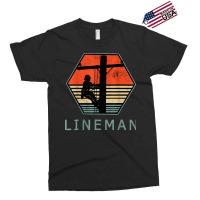 Lineman Retro Vintage Electrician Exclusive T-shirt | Artistshot