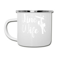 Lineman Wife Lineworker Electrician Girlfriends Camper Cup | Artistshot