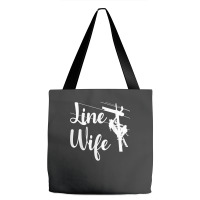 Lineman Wife Lineworker Electrician Girlfriends Tote Bags | Artistshot