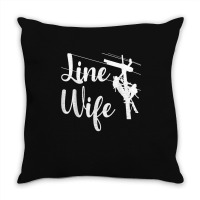 Lineman Wife Lineworker Electrician Girlfriends Throw Pillow | Artistshot