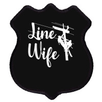 Lineman Wife Lineworker Electrician Girlfriends Shield Patch | Artistshot