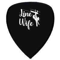 Lineman Wife Lineworker Electrician Girlfriends Shield S Patch | Artistshot