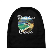 Paradise Cove California Beach Watercolour T Shirt Baby Beanies | Artistshot